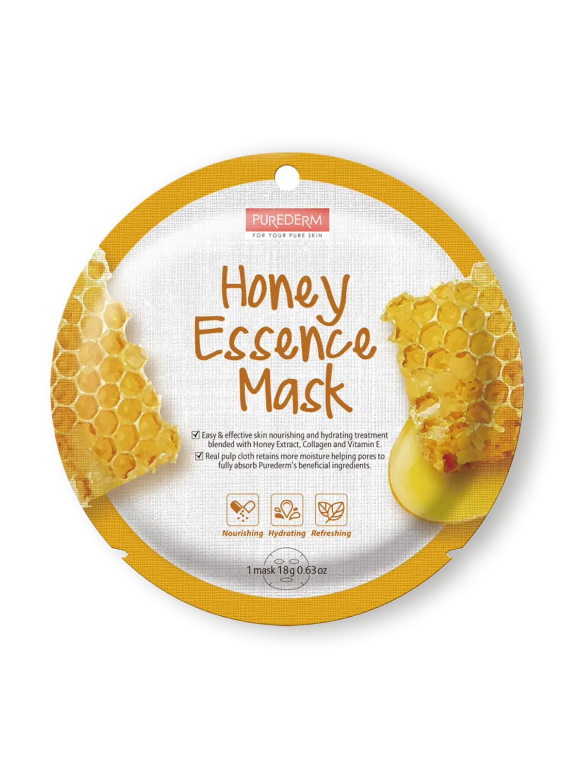 PUREDERM колагенова маска с мед