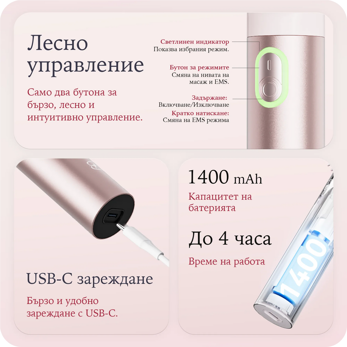 LEDEN8 - LED четка с червена светлина за по-гъста и здрава коса – снимка 8