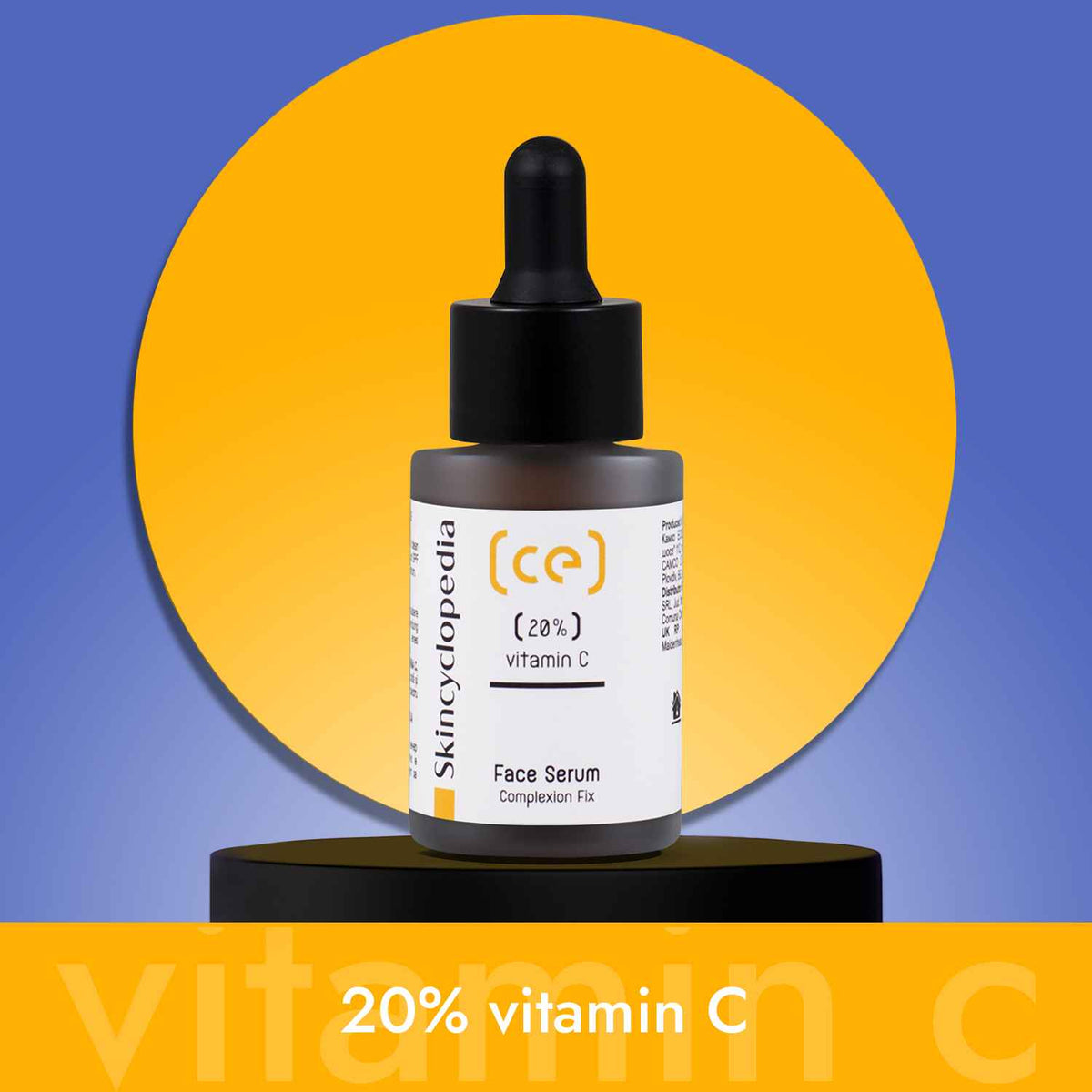 SKINCYCLOPEDIA Изсветляващ и озаряващ серум за лице с 20% витамин С – снимка 2