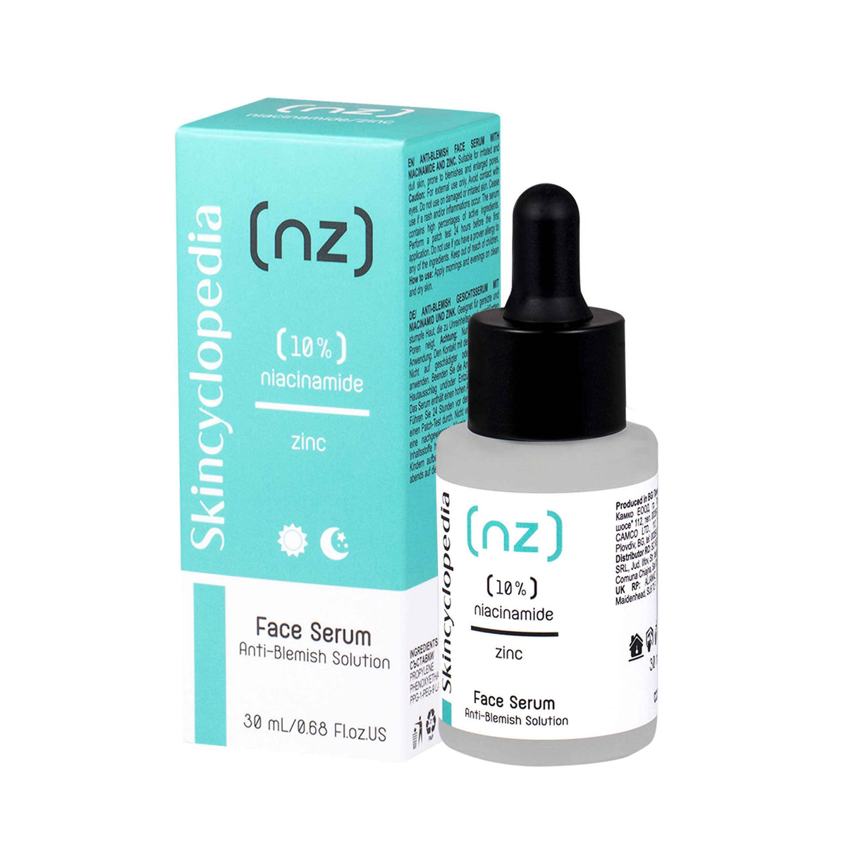 SKINCYCLOPEDIA серум за лице с 10% ниацинамид и 1% цинк