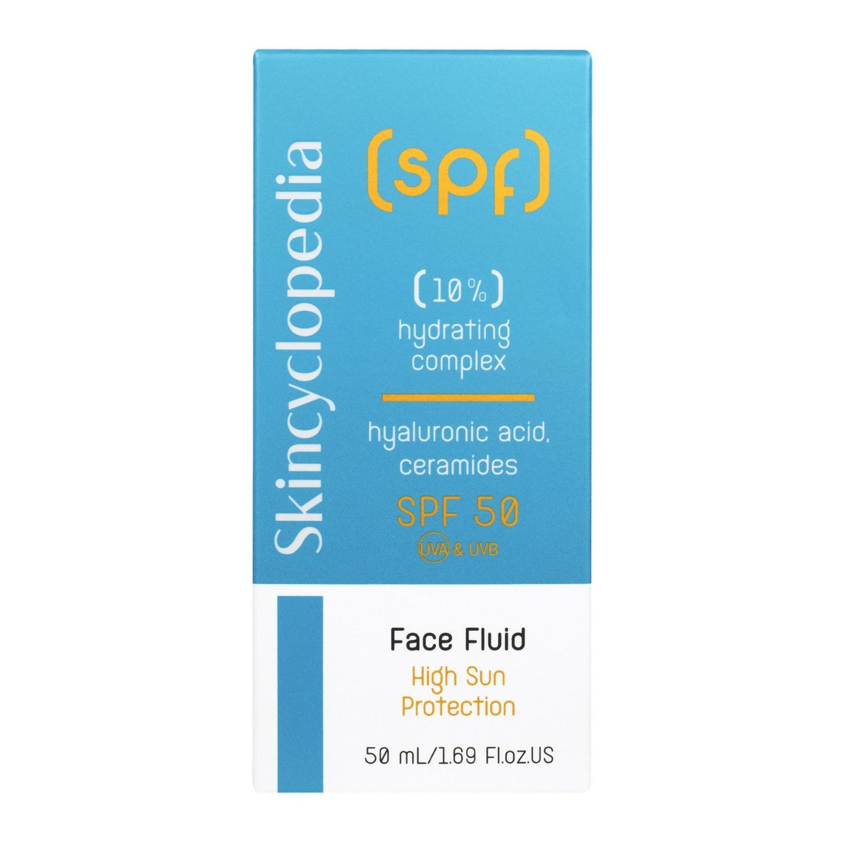 SKINCYCLOPEDIA SPF 50 слънцезащитен флуид за лице с 10% хидратиращ комплекс – снимка 2