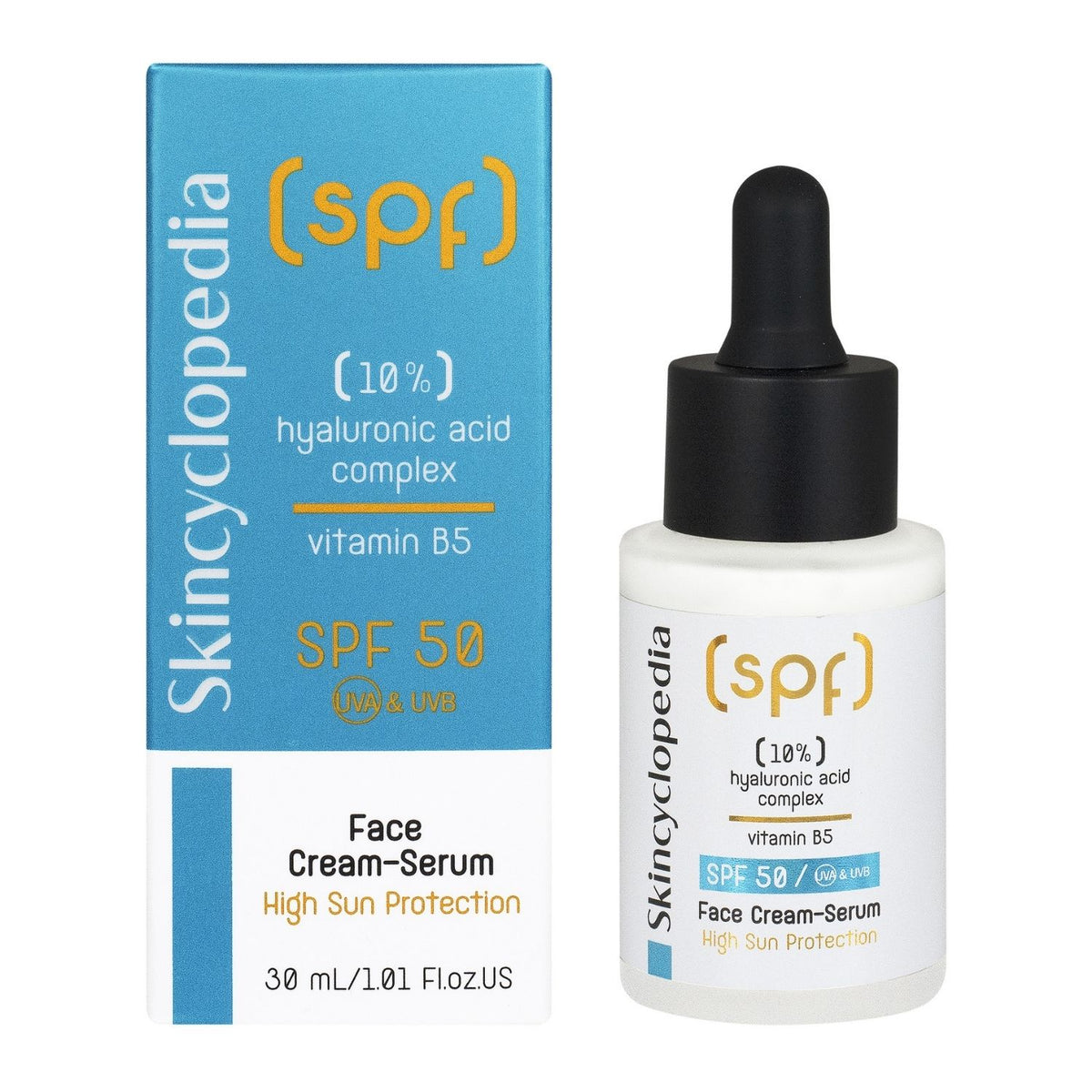 SKINCYCLOPEDIA SPF 50 слънцезащитен хидратиращ крем-серум за лице