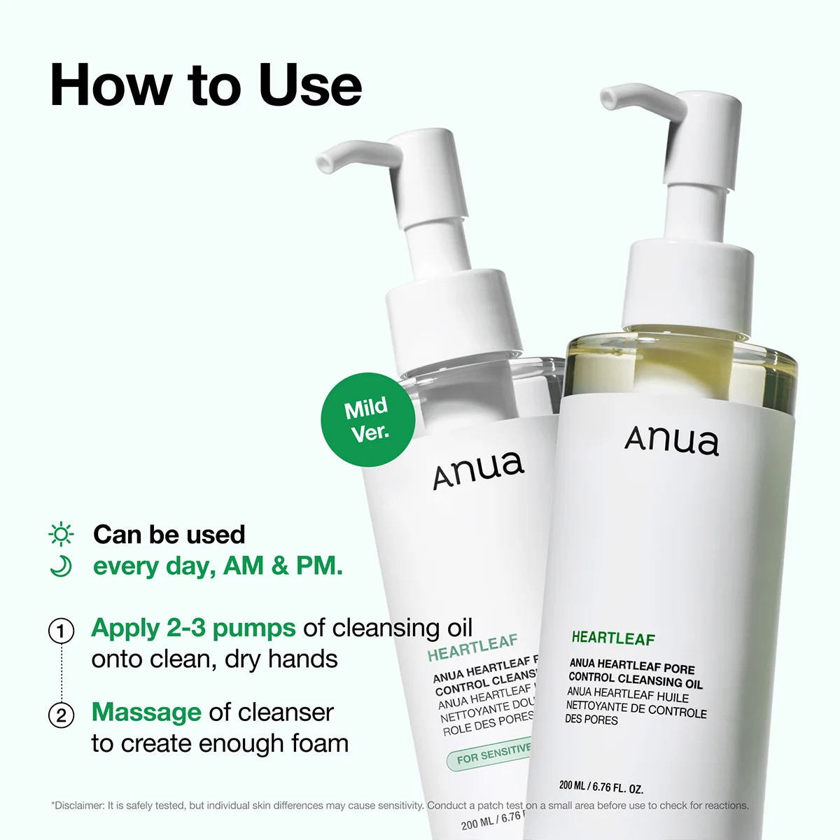 ANUA Heartleaf Pore Control Cleansing Oil Mild 200ml