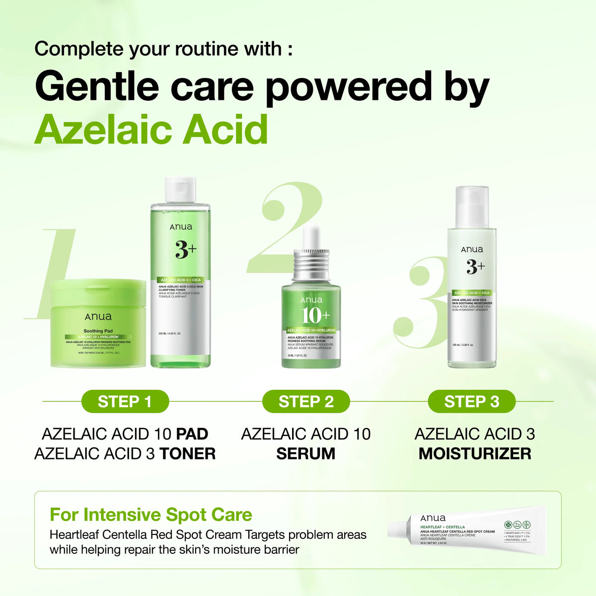 ANUA Azelaic Acid 10 Hyaluron Redness Soothing Serum 30ml
