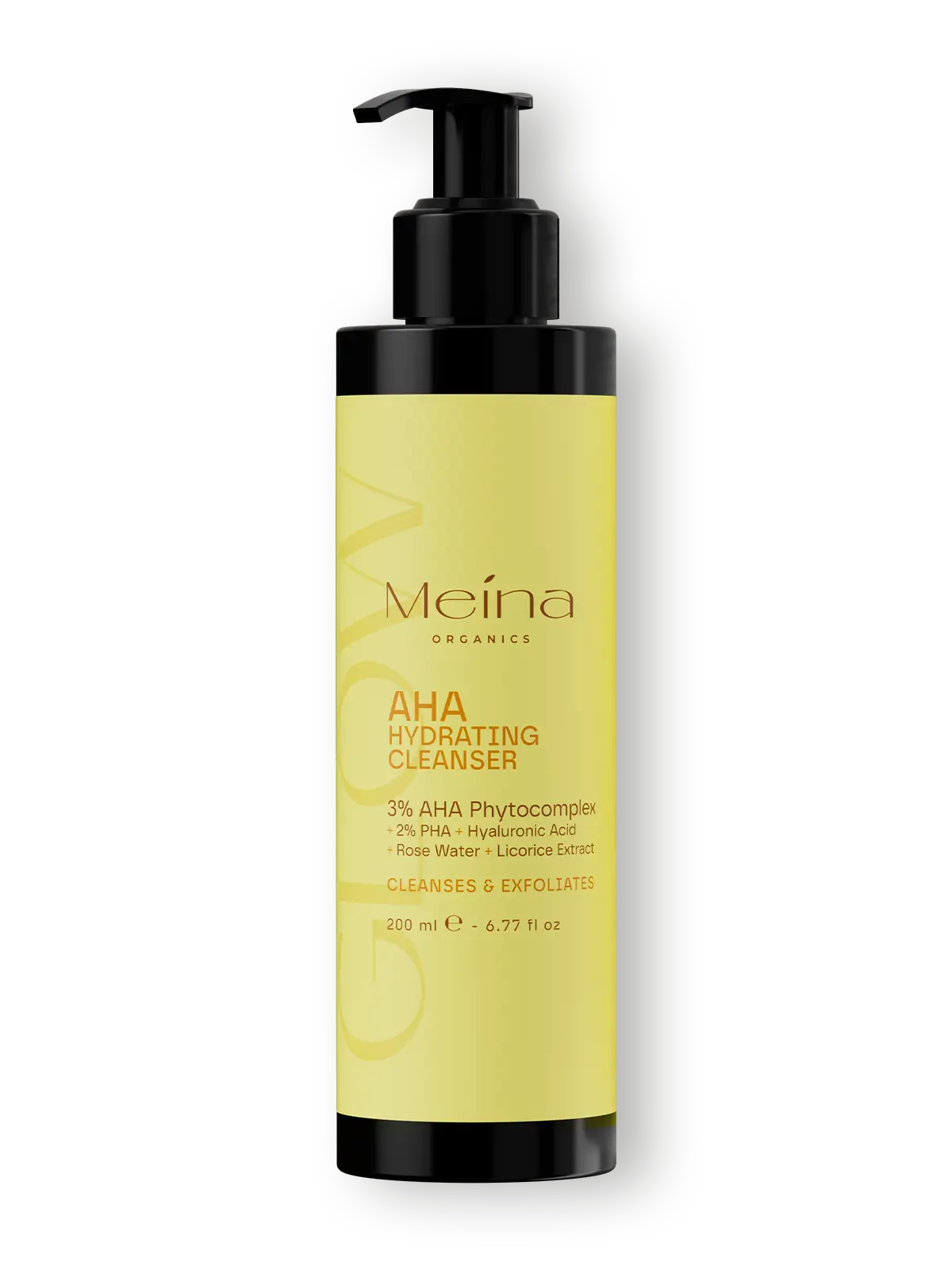 MEINA ORGANICS Glow Cleanser with AHA & PHA