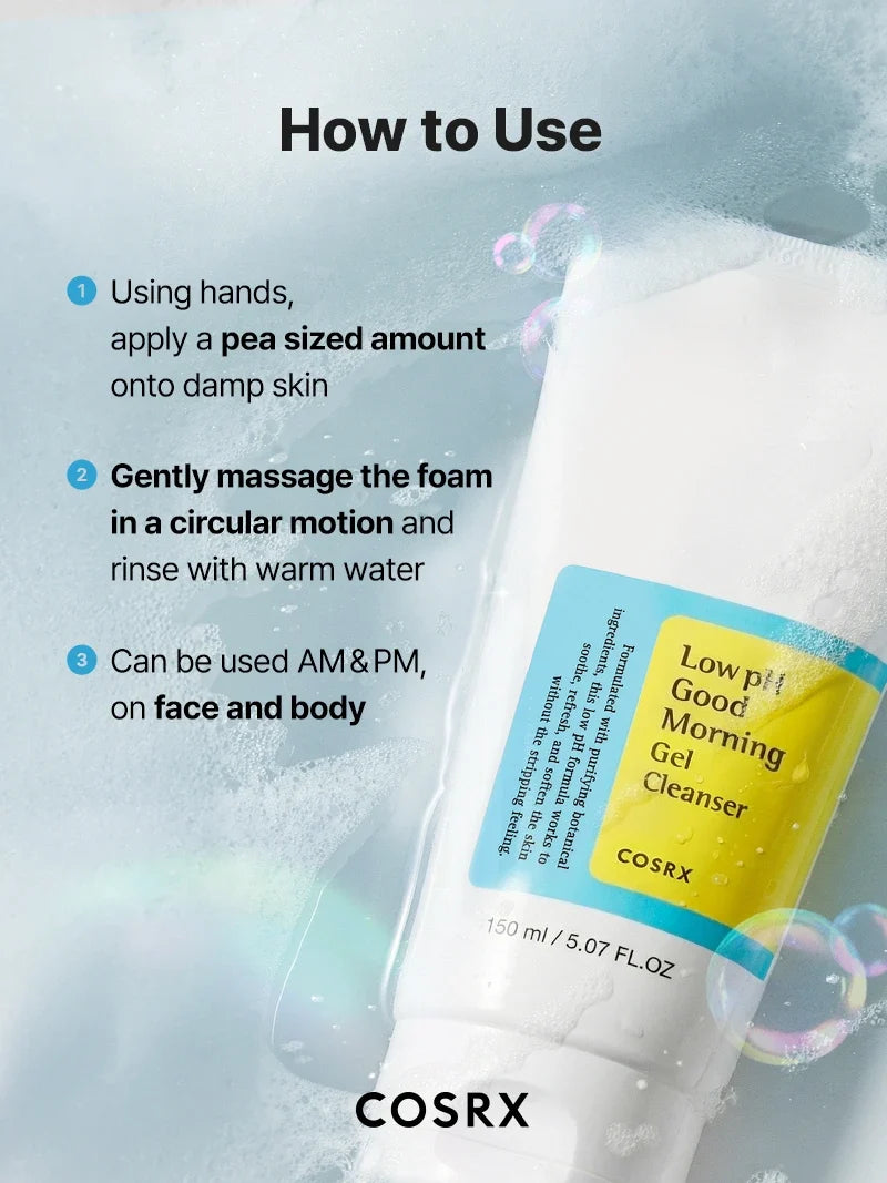 COSRX Low pH Good Morning Gel Cleanser 150ml