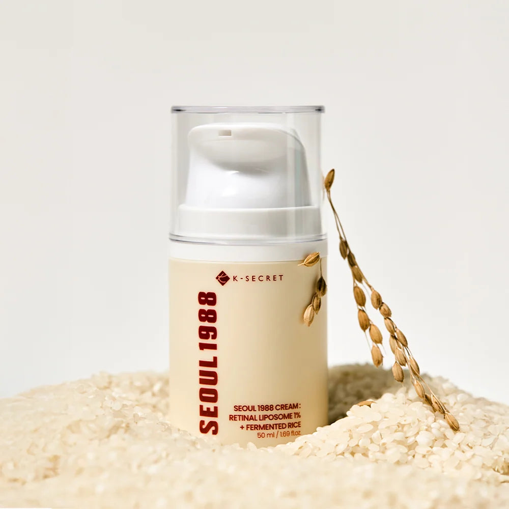 K-SECRET Seoul 1988 Cream: Retinal Liposome 1% + Fermented Rice 50ml