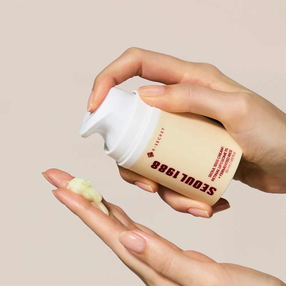 K-SECRET Seoul 1988 Cream: Retinal Liposome 1% + Fermented Rice 50ml