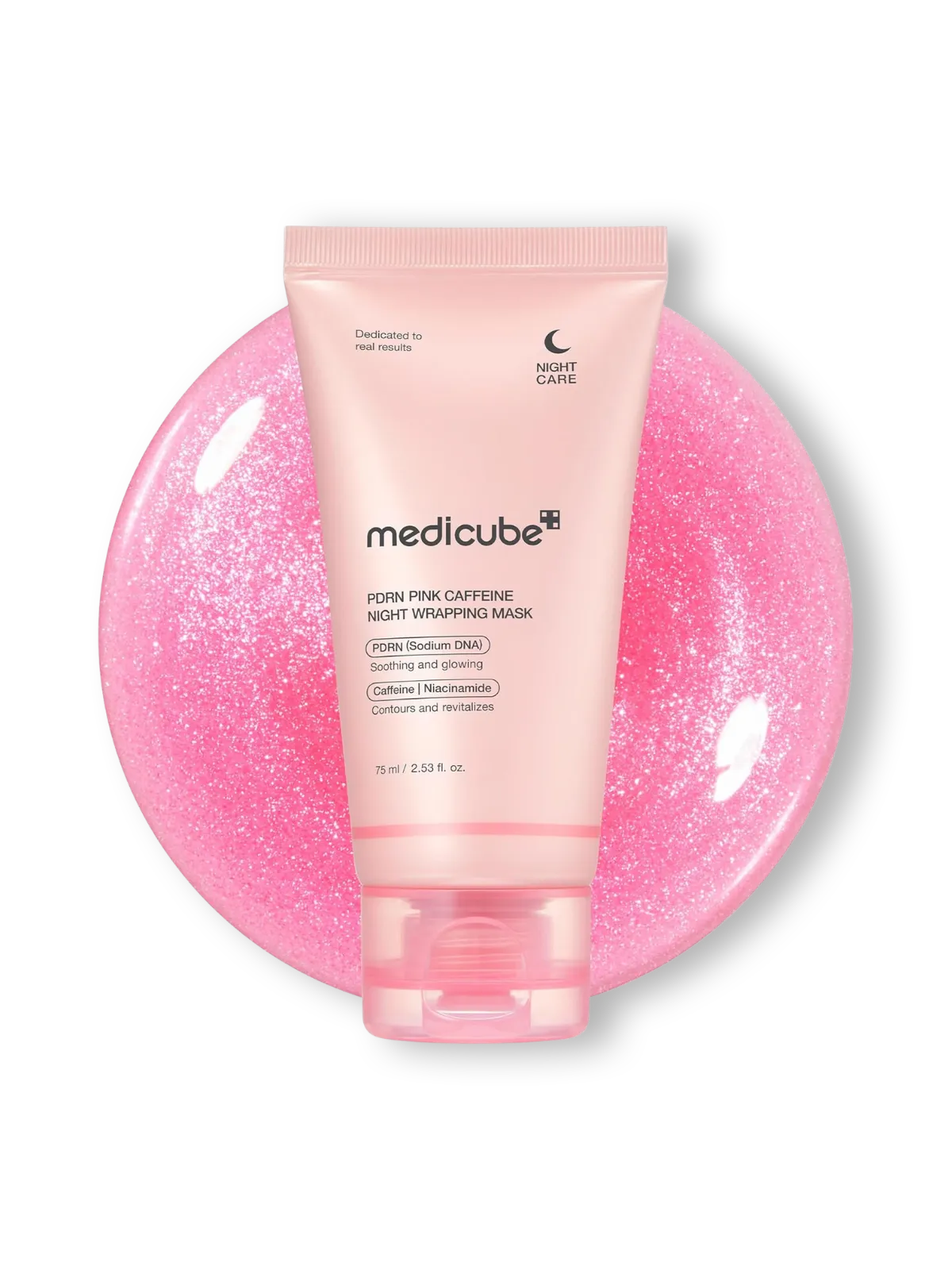 MEDICUBE PDRN Pink Caffeine Night Wrapping Mask 75ml