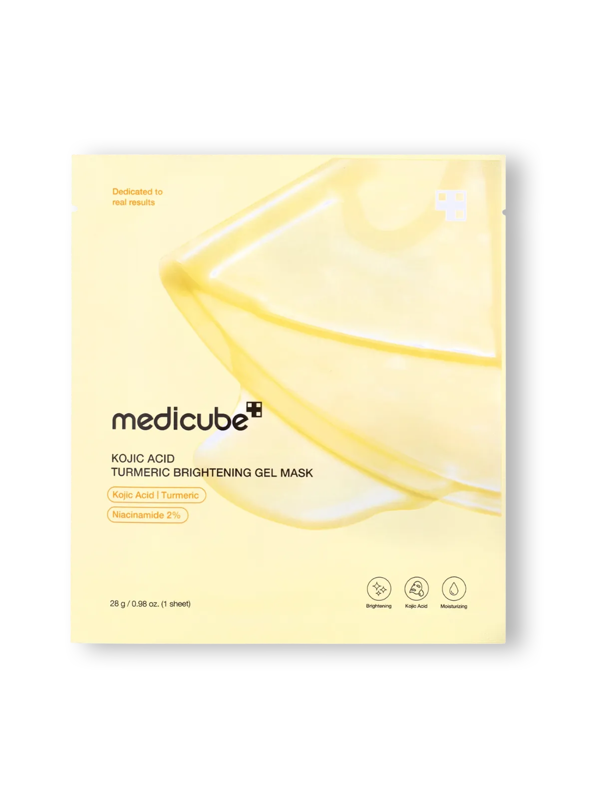 MEDICUBE Kojic Acid Turmeric Brightening Gel Mask 1pc