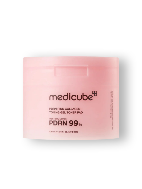 MEDICUBE PDRN Pink Collagen Toning Gel Toner Pad 70 pcs