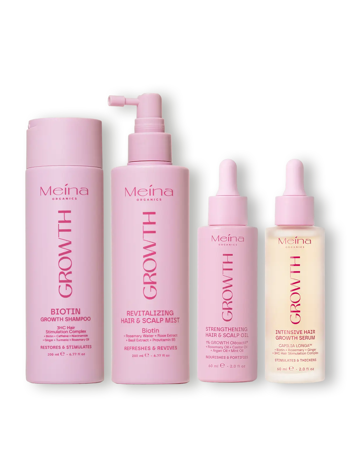 MEINA ORGANICS Hair Growth Routine - Long Hair