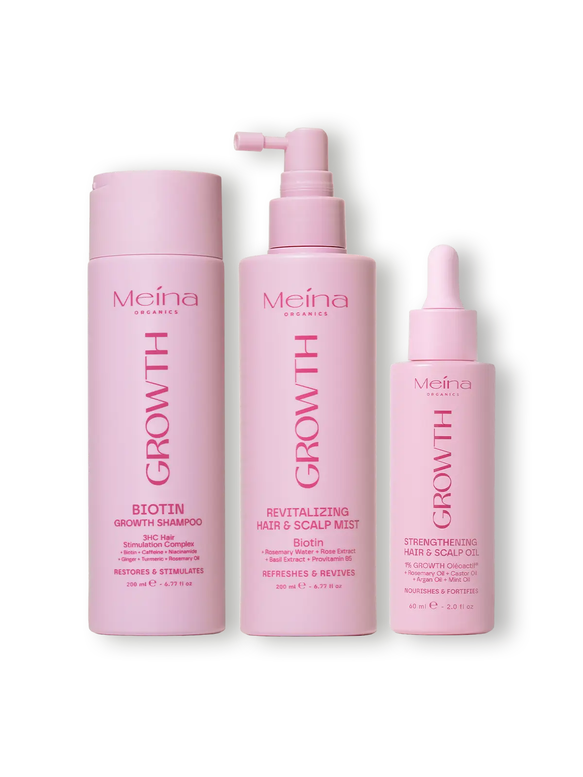 MEINA ORGANICS Hair Growth Routine with Oil