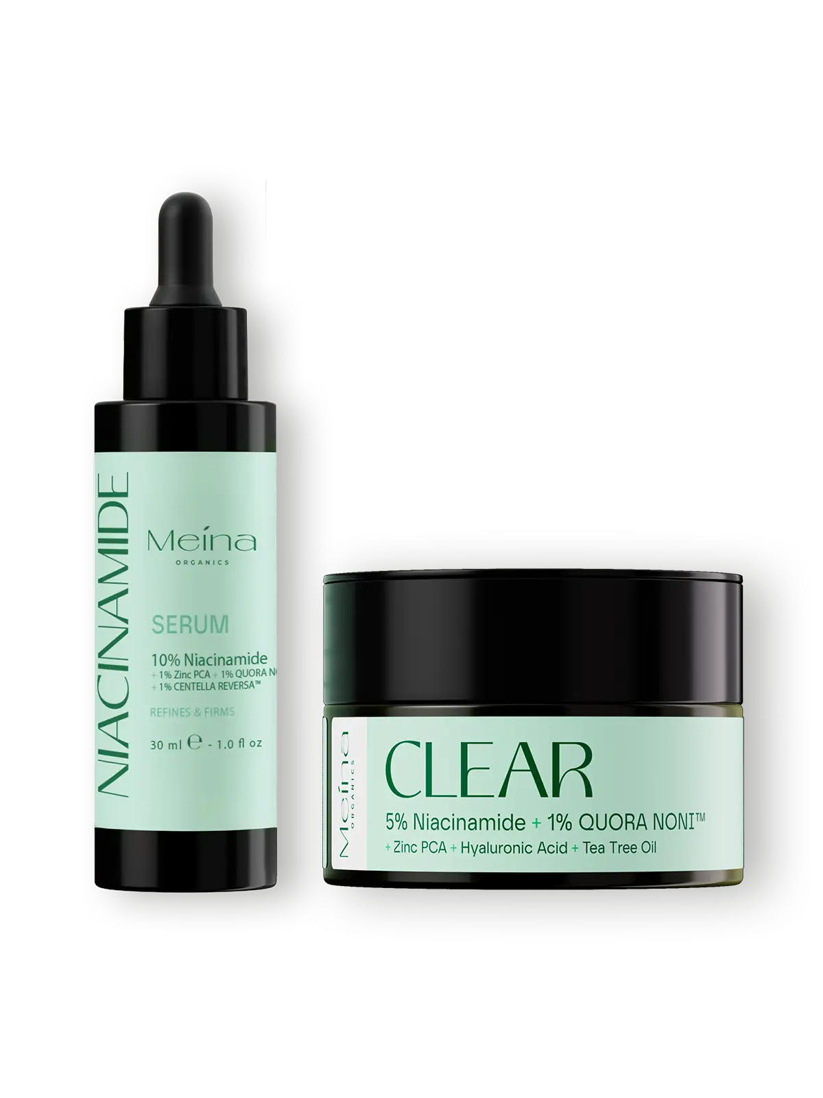 Meina Organics Clear Serum & Cream
