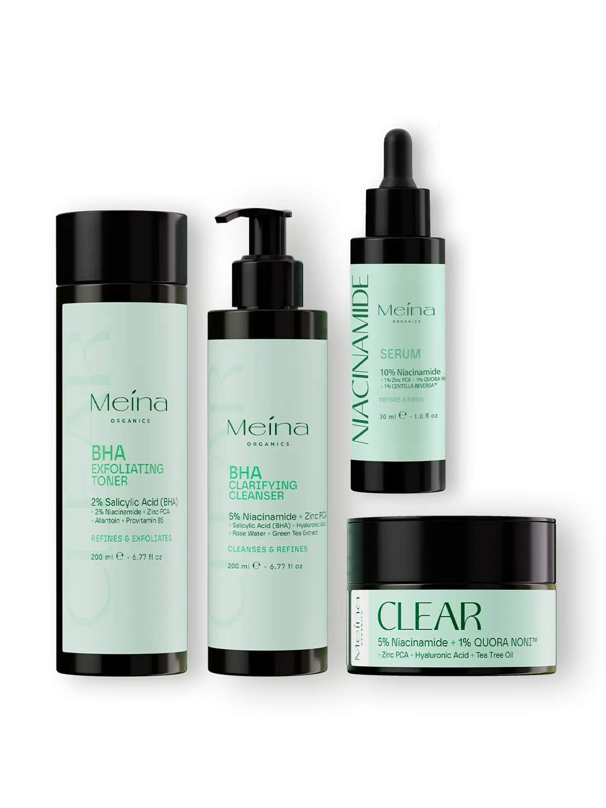 Meina Organics Clear Skin Routine