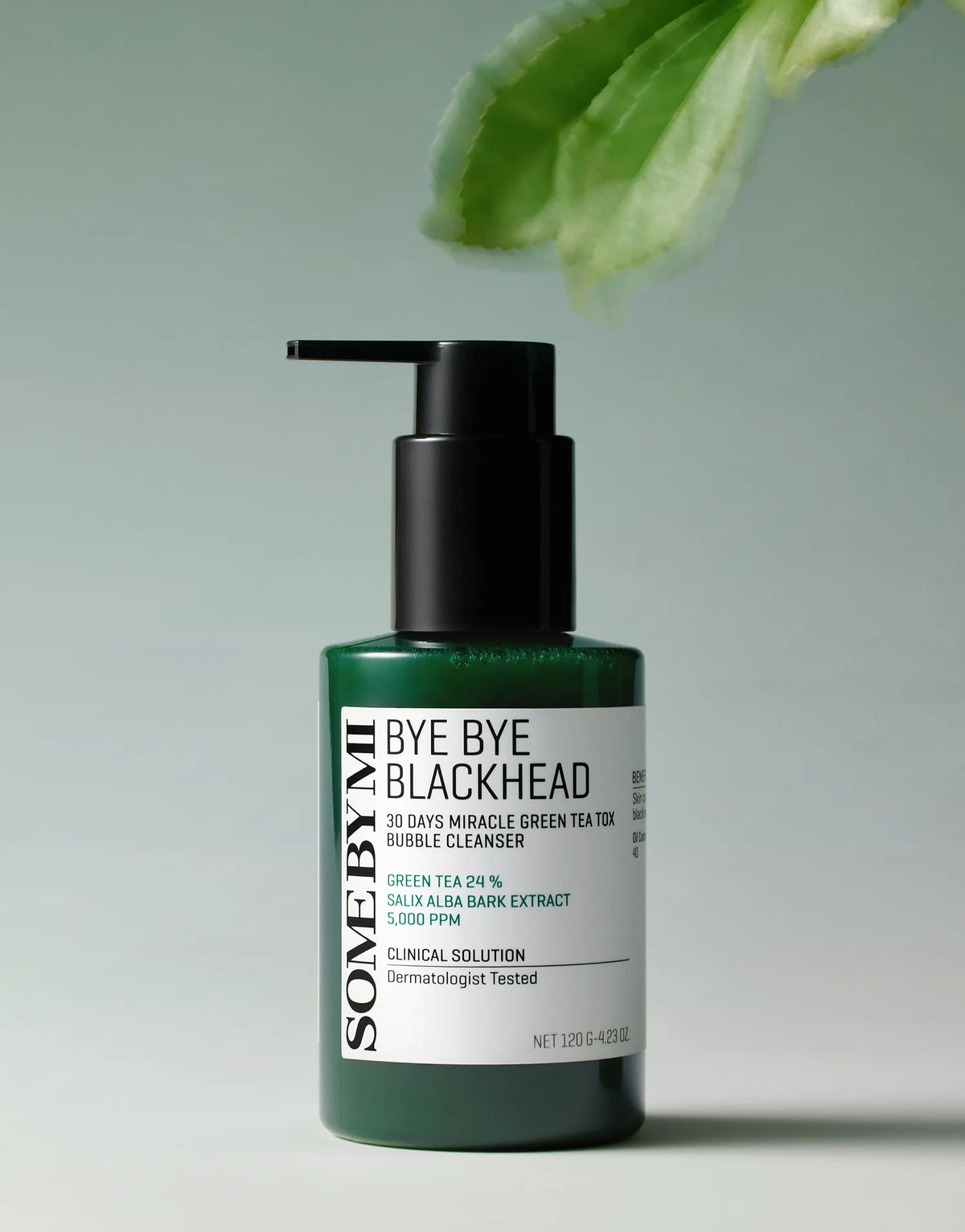 SOME BY MI Bye Bye Blackhead Miracle Green Tea Tox Bubble Cleanser 120ml