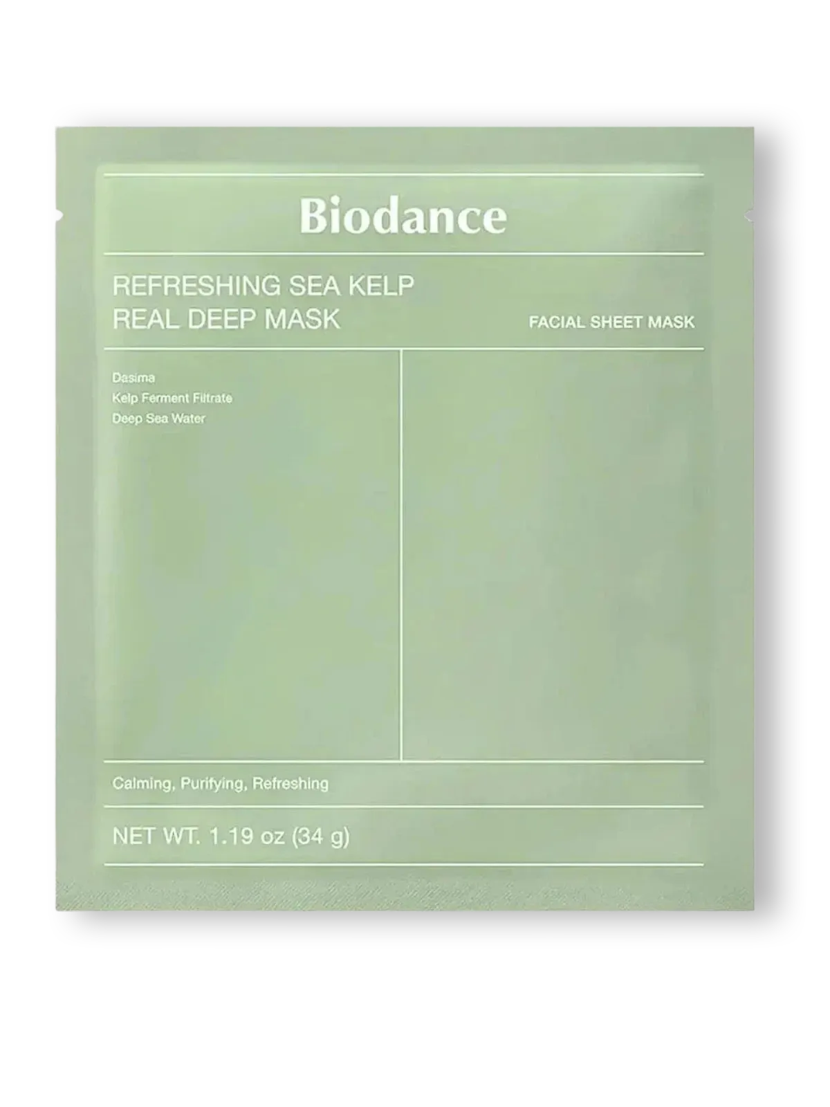 BIODANCE Refreshing Sea Kelp Real Deep Mask 1pc