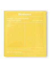 BIODANCE Radiant Vita Niacinamide Real Deep Mask 1pc