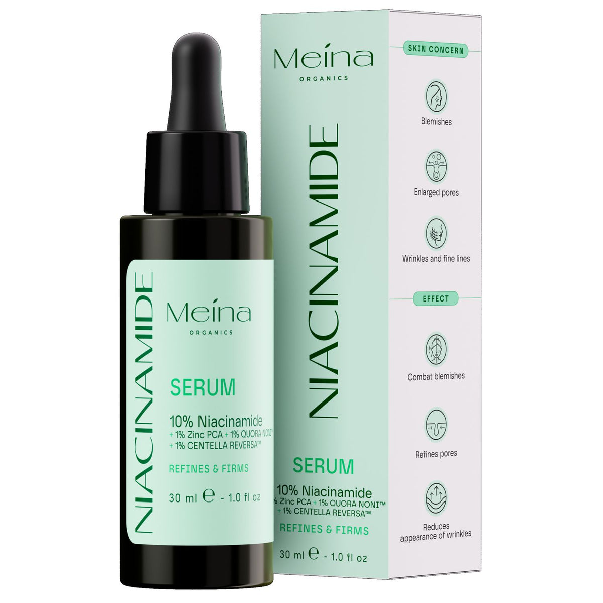 Meina Organics 10% Niacinamide CICA Serum