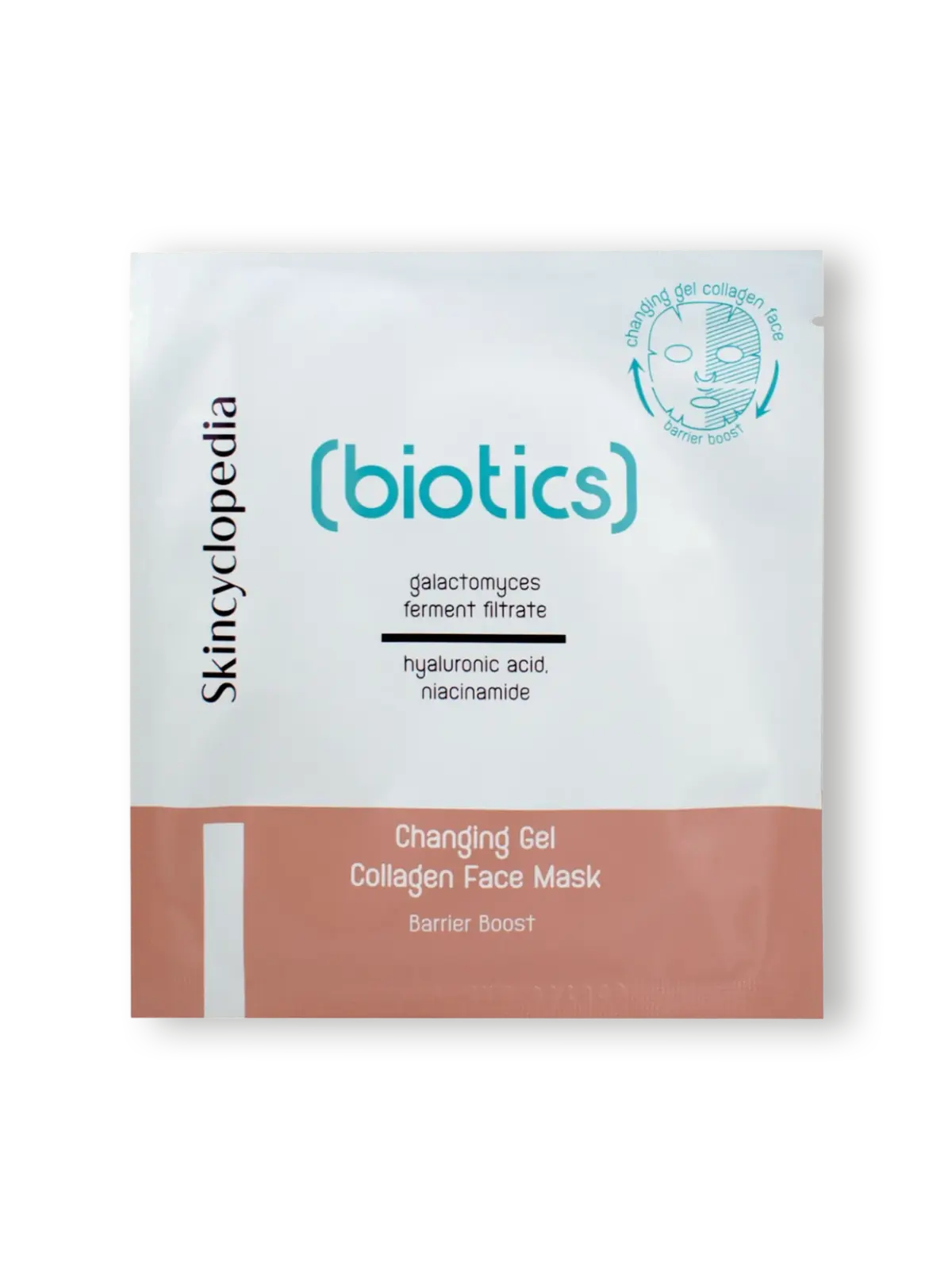 SKINCYLOPEDIA Biotics трансформираща гел колагенова маска за лице 1 бр.