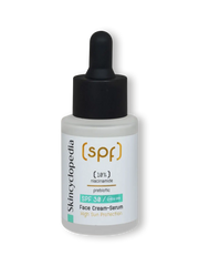 SKINCYCLOPEDIA SPF 30 слънцезащитен крем-серум за лице с 10% ниацинамид и пребиотик 30 мл