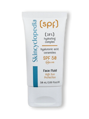 SKINCYCLOPEDIA SPF 50 слънцезащитен флуид за лице с хиалурон и серамиди 50 мл